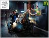 Quand McDo s'affiche avec Tintin, Lara Croft et "Taxi"... [PHOTOS]