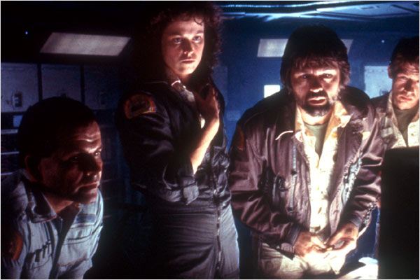 Alien, le huitième passager : photo Ian Holm, John Hurt, Sigourney Weaver, Tom Skerritt