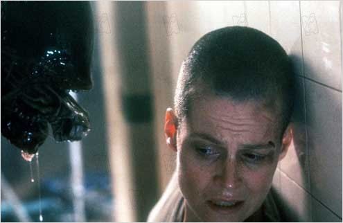 Alien 3 : photo David Fincher, Sigourney Weaver