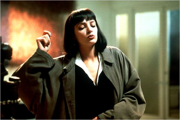 Pulp Fiction : photo Quentin Tarantino, Uma Thurman