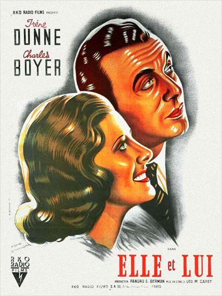 Elle et lui : affiche Charles Boyer, Irene Dunne, Leo McCarey