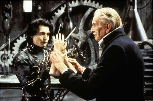 Edward aux mains d'argent : photo Johnny Depp, Tim Burton, Vincent Price