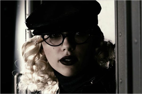 The Spirit : photo Frank Miller, Scarlett Johansson
