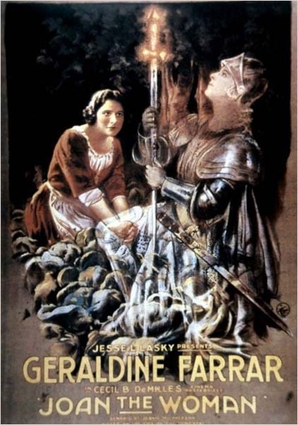 Jeanne d'arc : affiche Cecil B. DeMille