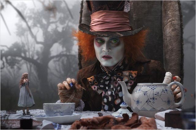 Alice au Pays des Merveilles : photo Johnny Depp, Mia Wasikowska , Tim Burton