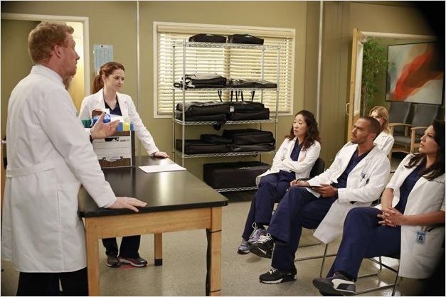Photo Ellen Pompeo, Jesse Williams, Kevin McKidd, Sandra Oh, Sara Ramirez