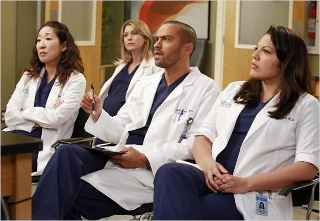 Photo Ellen Pompeo, Jesse Williams, Sandra Oh, Sara Ramirez