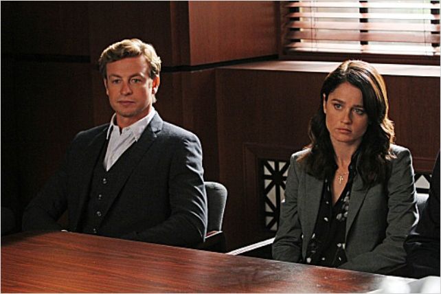 Mentalist : photo Robin Tunney, Simon Baker