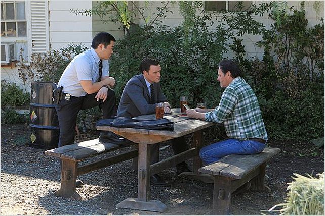 Mentalist : photo Chris Mulkey, Owain Yeoman, Tim Kang