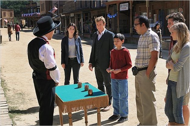 Mentalist : photo Kevin Cahoon, Robin Tunney, Simon Baker