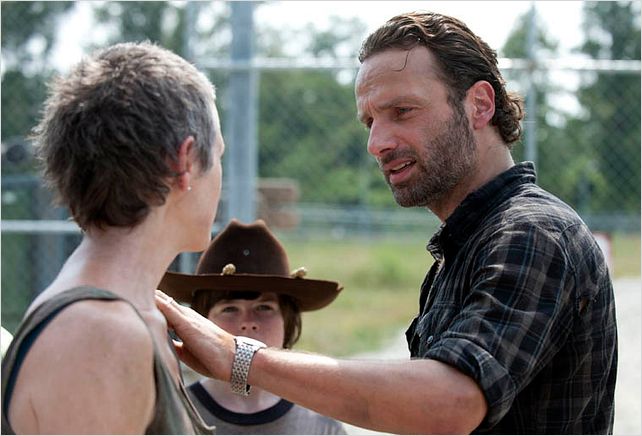 The Walking Dead : photo Andrew Lincoln, Chandler Riggs, Melissa Suzanne McBride