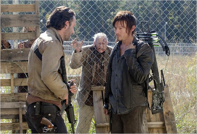 The Walking Dead : photo Andrew Lincoln, Norman Reedus