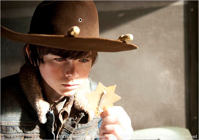 The Walking Dead : photo Chandler Riggs