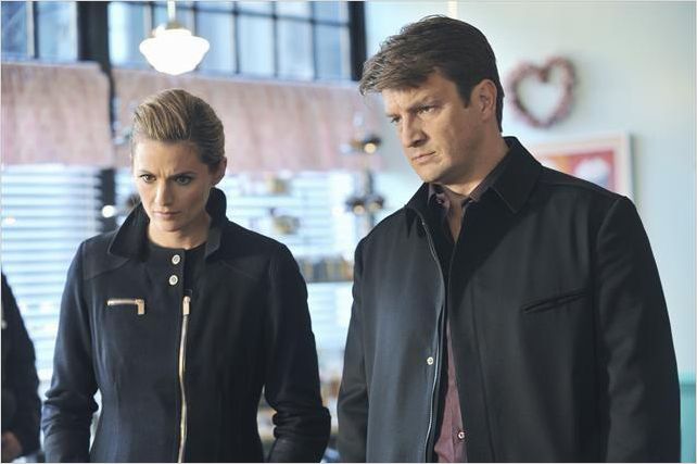 Castle : photo Nathan Fillion, Stana Katic