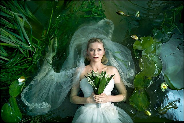 Melancholia : photo Kirsten Dunst, Lars von Trier
