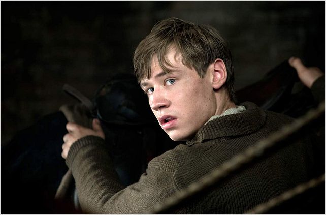 Cheval de guerre : photo David Kross, Steven Spielberg