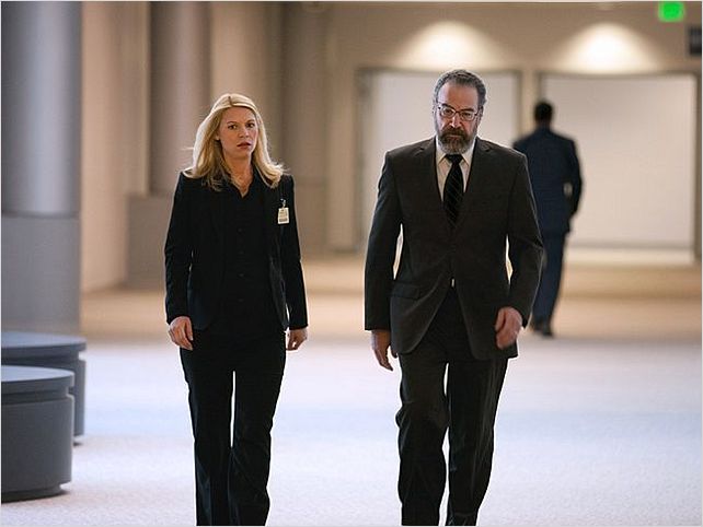 Homeland : photo Claire Danes, Mandy Patinkin