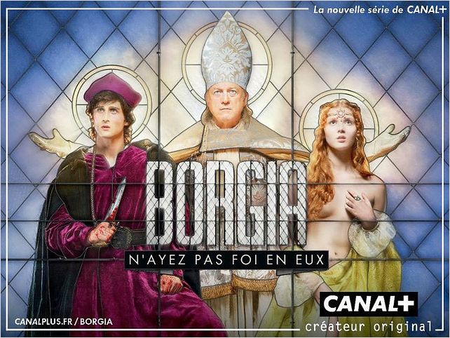 Borgia : photo Isolda Dychauk, John Doman, Mark Ryder (II)