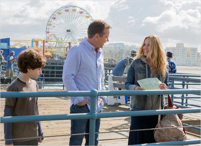 Photo David Mazouz, Kiefer Sutherland, Maria Bello