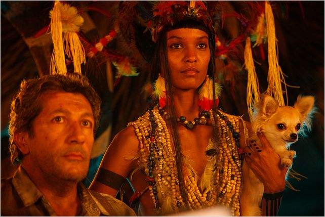 Sur la piste du Marsupilami : photo Alain Chabat, Liya Kebede