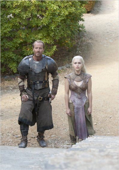 Le Trône de fer : Game of Thrones : photo Emilia Clarke, Iain Glen