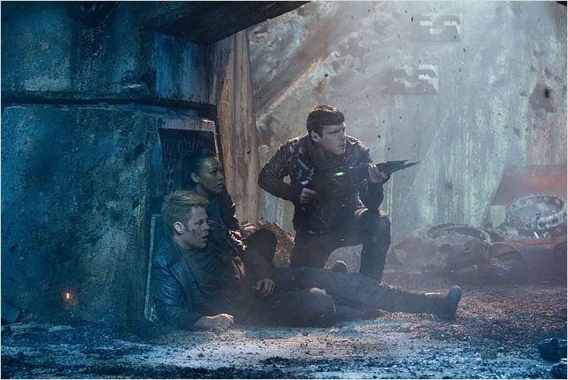 Star Trek Into Darkness : Photo Chris Pine, Zachary Quinto, Zoe Saldana