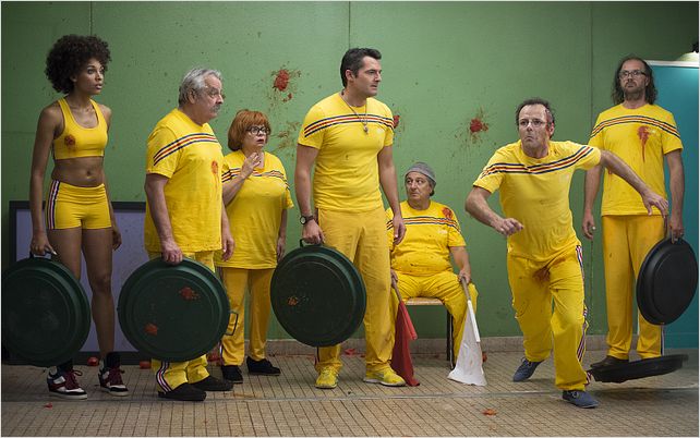 Les Profs : photo Arnaud Ducret, Christian Clavier, Fred Tousch, Isabelle Nanty, Pierre-François Martin-Laval
