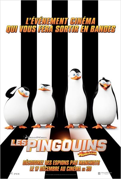 Les Pingouins de Madagascar : Affiche