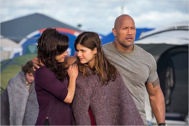 San Andreas : Photo Alexandra Daddario, Carla Gugino, Dwayne Johnson