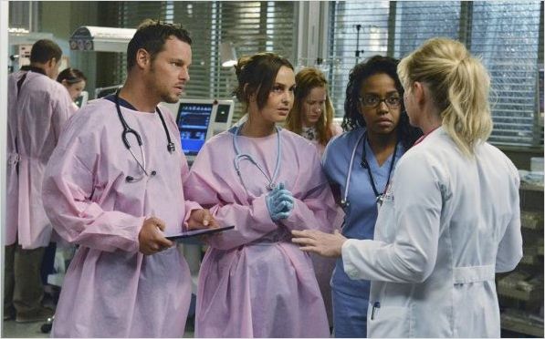Photo Camilla Luddington, Jerrika Hinton, Jessica Capshaw, Justin Chambers