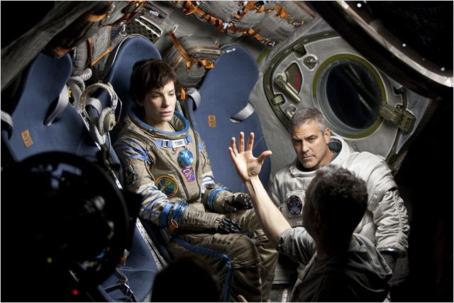 Gravity : Photo George Clooney, Sandra Bullock