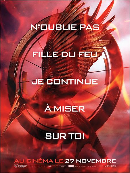 Hunger Games - L&rsquo;embrasement : Affiche