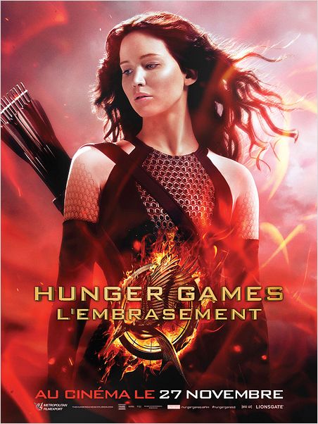Hunger Games - L&rsquo;embrasement : Affiche Jennifer Lawrence