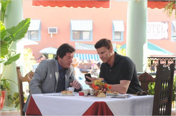 Photo David Boreanaz, Joaquim de Almeida