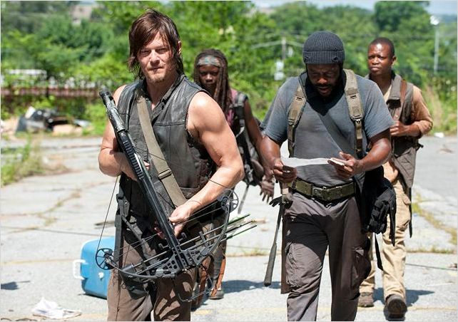 Photo Chad L. Coleman, Danai Gurira, Lawrence Gilliard Jr., Norman Reedus