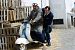 Abdallah Moundy, Jean Dujardin, Michel Hazanavicius Photo  : OSS 117, Le Caire nid d'espions
