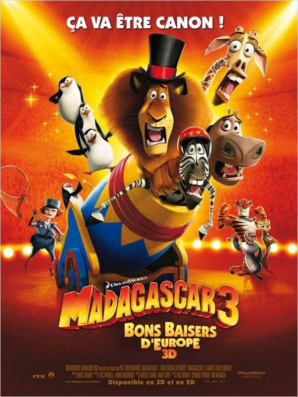 Madagascar 3, Bons Baisers D’Europe ddl Madagascar 3, Bons Baisers D’Europe ddl