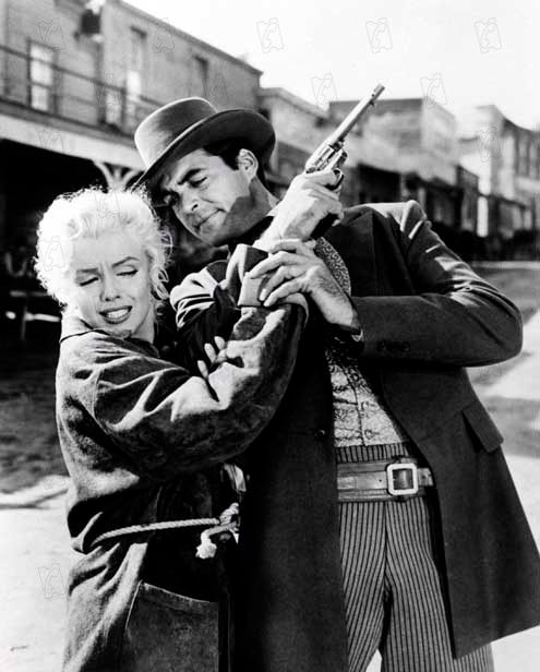 Rory Calhoun et Marilyn Monroe ...