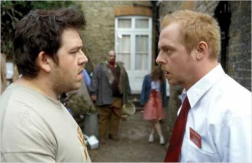 Shaun of the Dead : photo Edgar Wright, Nick Frost, Simon Pegg