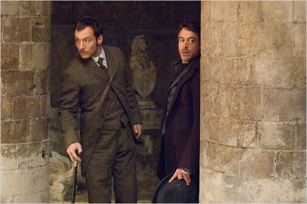 Sherlock Holmes : photo Guy Ritchie, Jude Law, Robert Downey Jr.