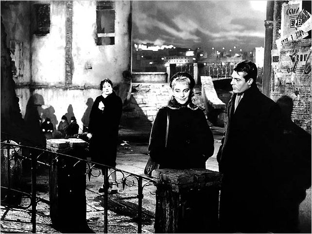 Les Nuits blanches : photo Luchino Visconti, Marcello Mastroianni, Maria Schell
