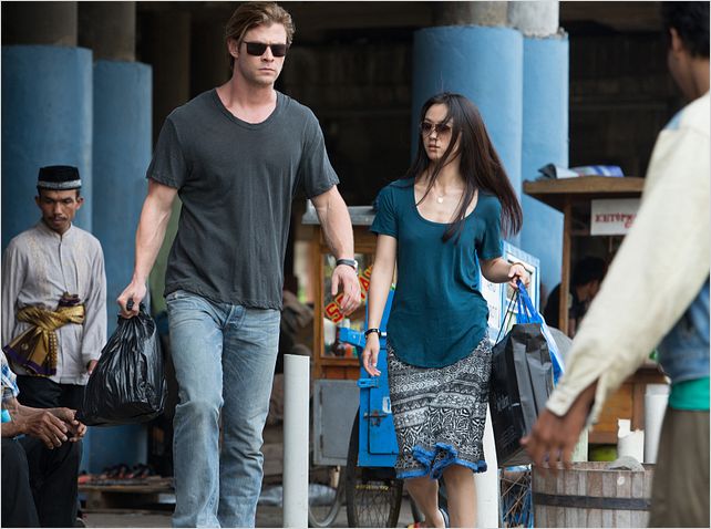 Hacker : Photo Chris Hemsworth, Tang Wei